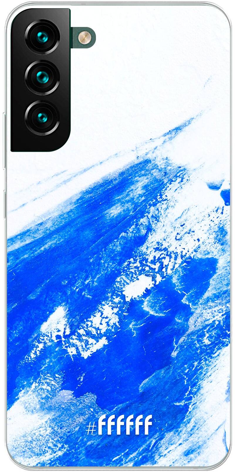 Blue Brush Stroke Galaxy S22 Plus