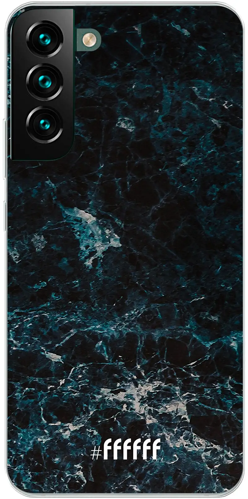 Dark Blue Marble Galaxy S22 Plus