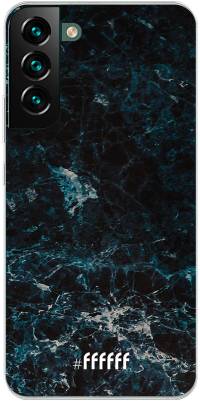 Dark Blue Marble Galaxy S22 Plus