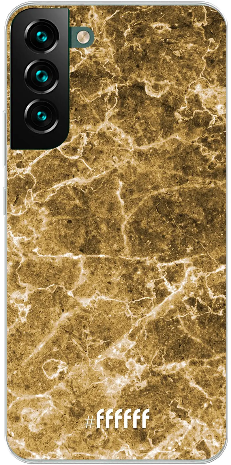 Gold Marble Galaxy S22 Plus