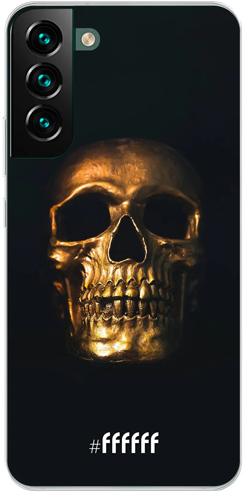 Gold Skull Galaxy S22 Plus