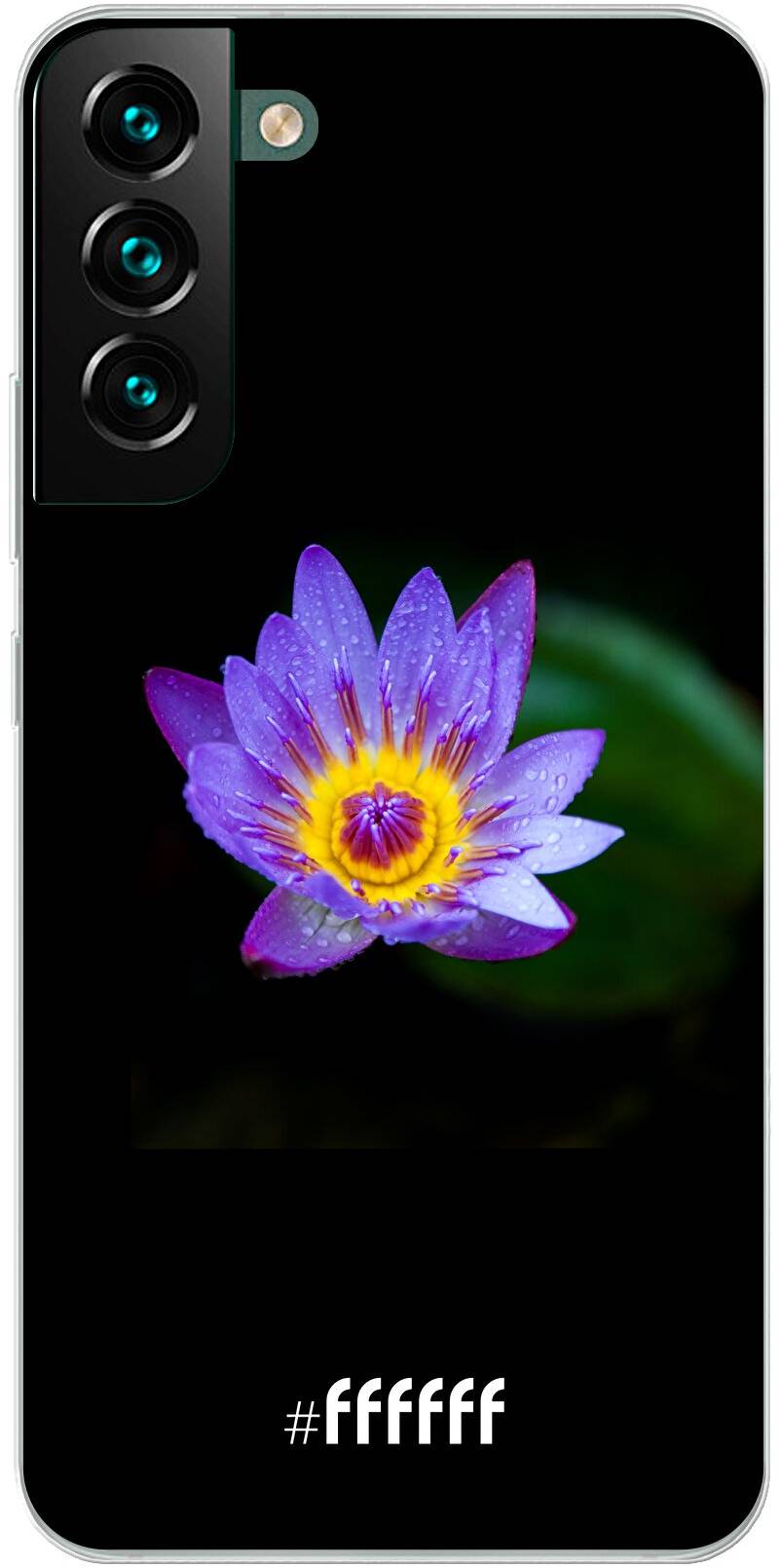 Purple Flower in the Dark Galaxy S22 Plus