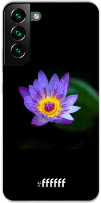 Purple Flower in the Dark Galaxy S22 Plus