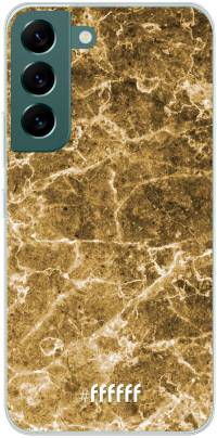 Gold Marble Galaxy S22