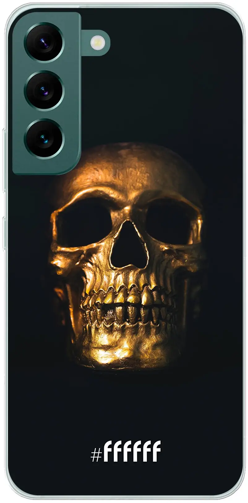 Gold Skull Galaxy S22