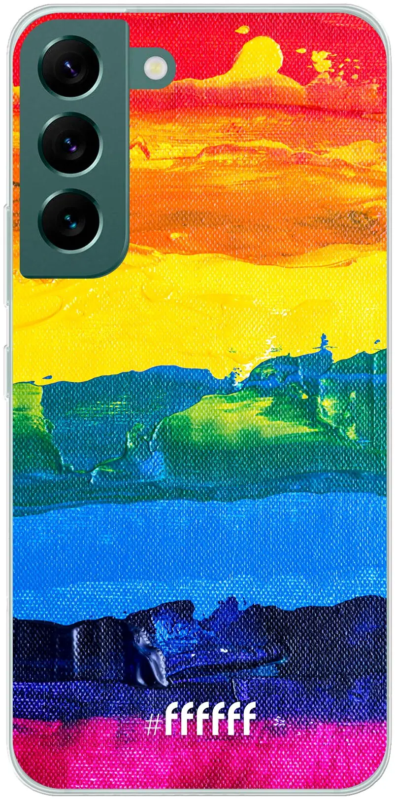 Rainbow Canvas Galaxy S22