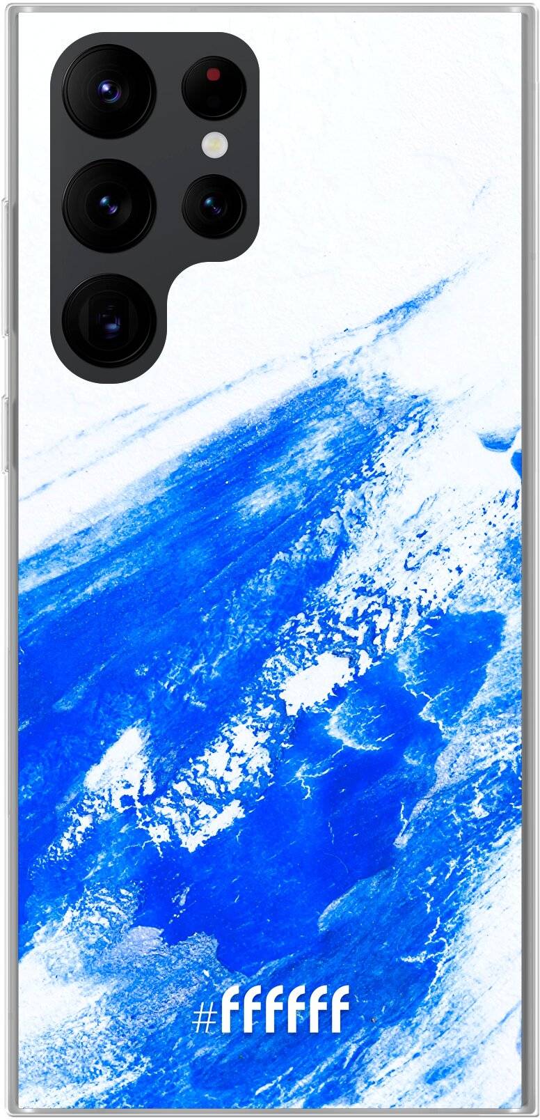 Blue Brush Stroke Galaxy S22 Ultra