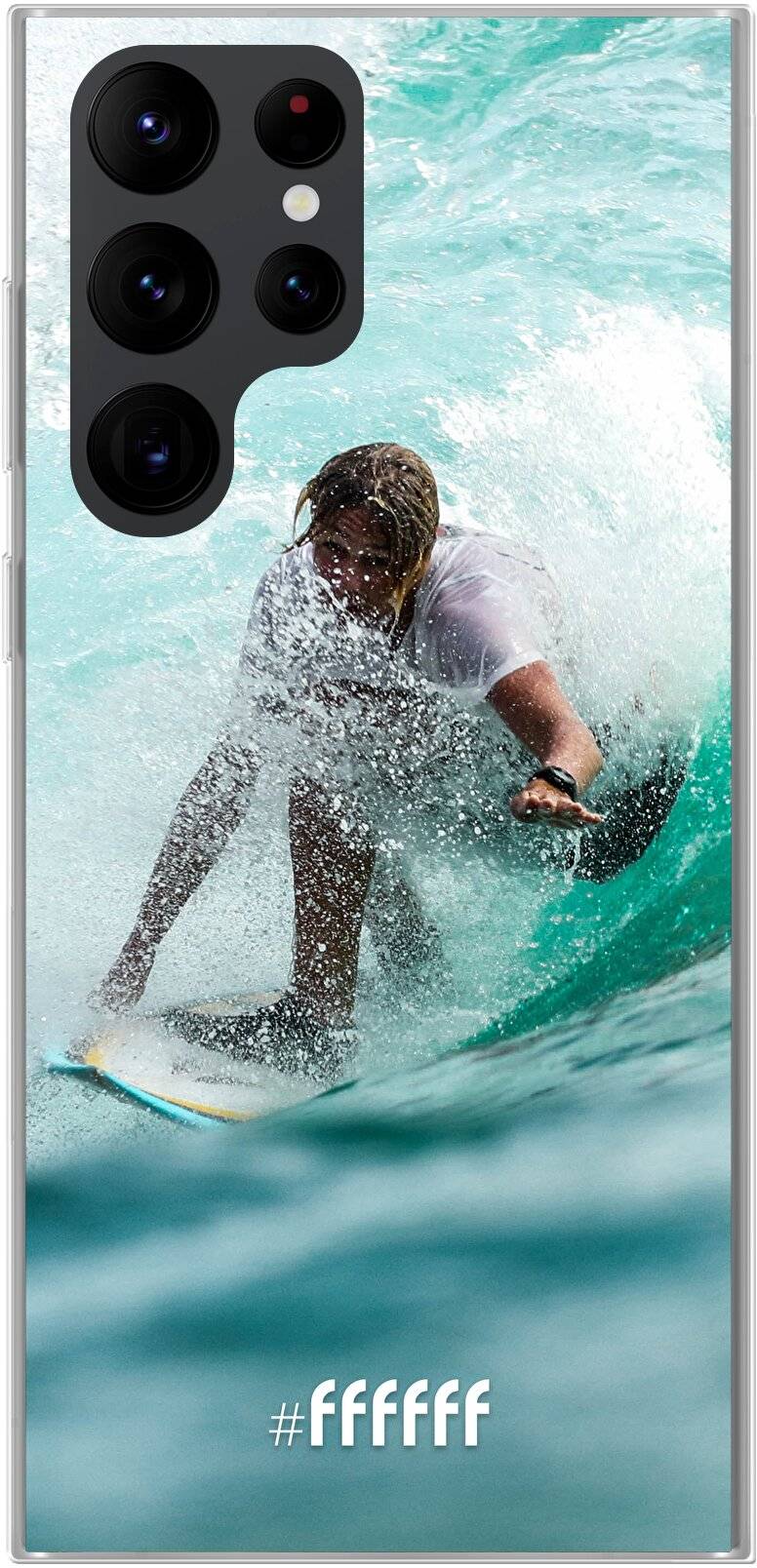 Boy Surfing Galaxy S22 Ultra