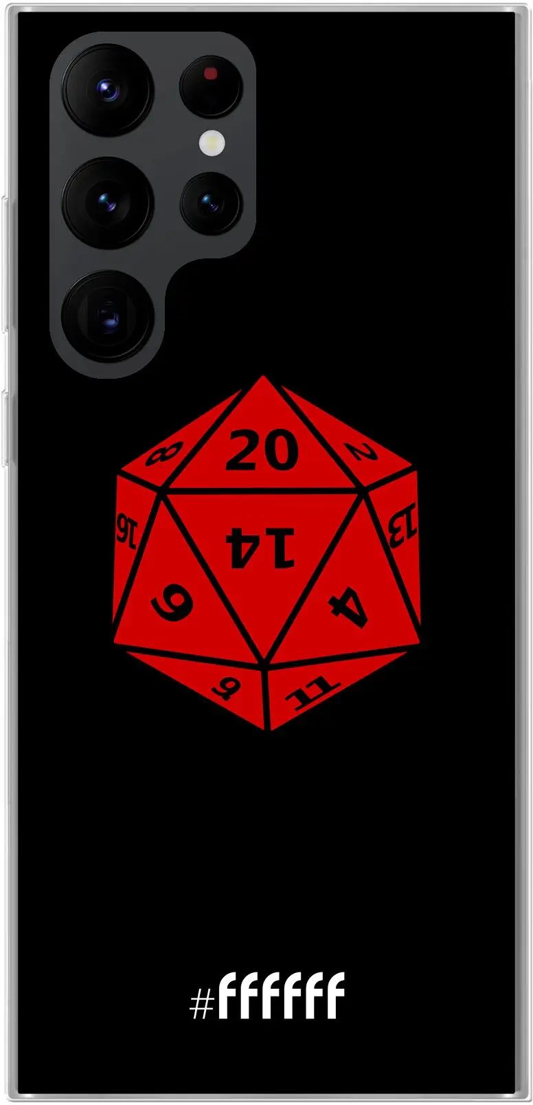 D20 - Black Galaxy S22 Ultra