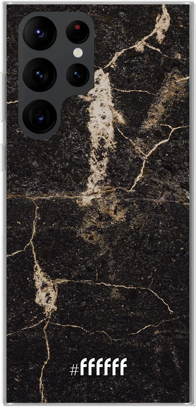 Dark Golden Marble Galaxy S22 Ultra