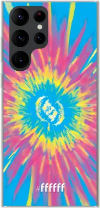 Flower Tie Dye Galaxy S22 Ultra