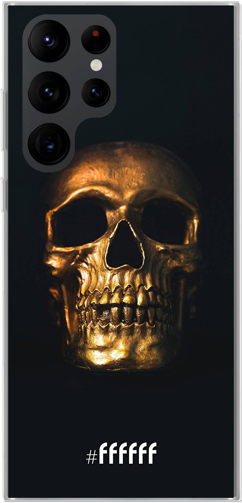 Gold Skull Galaxy S22 Ultra