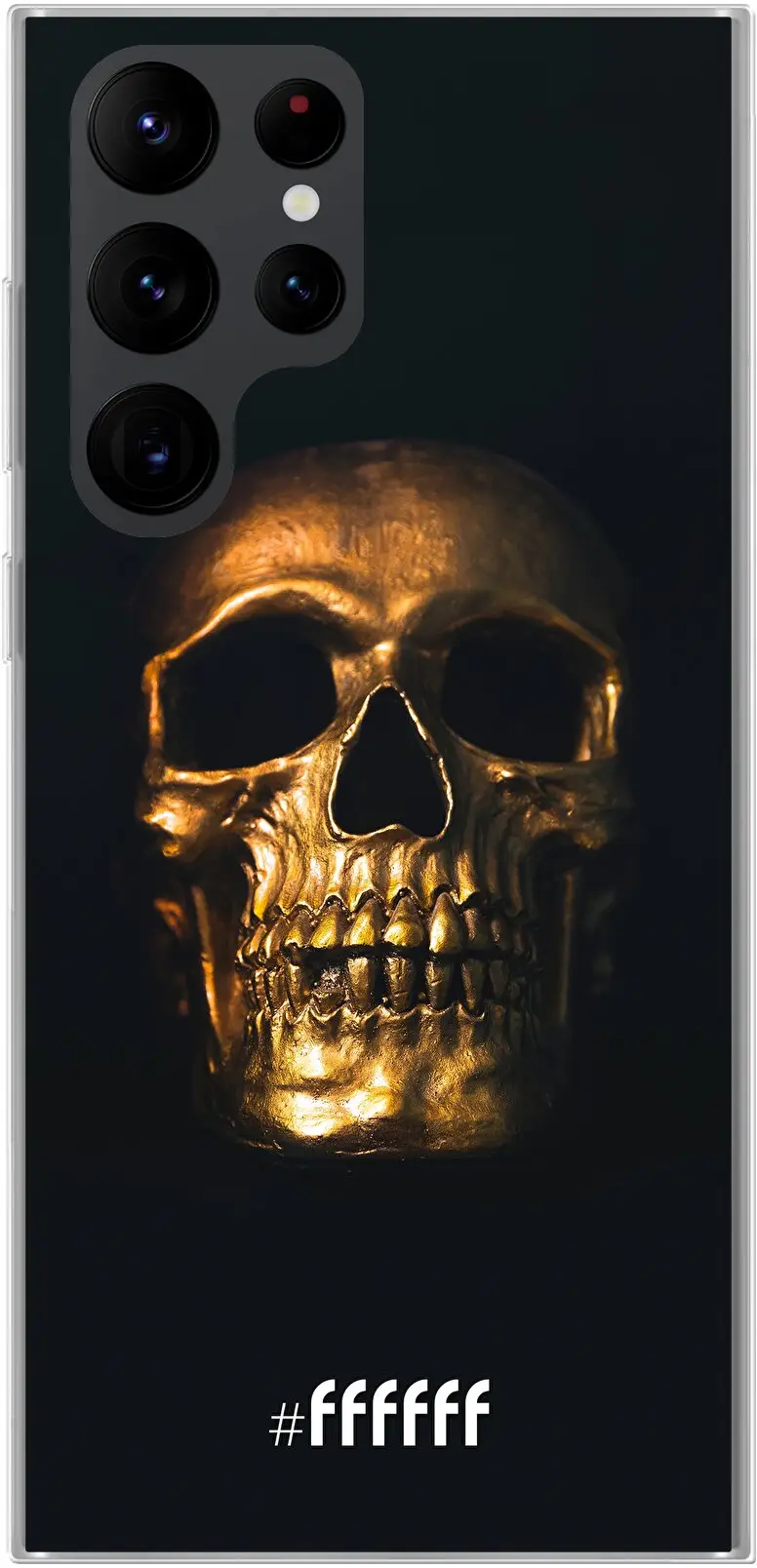 Gold Skull Galaxy S22 Ultra