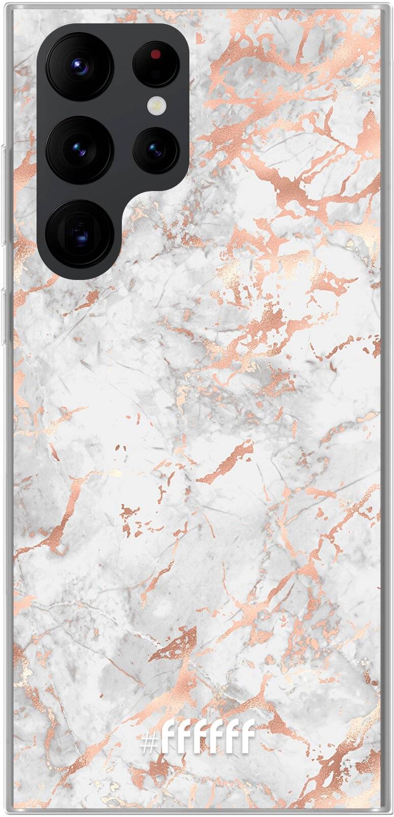 Peachy Marble Galaxy S22 Ultra