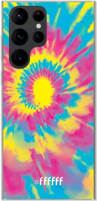 Psychedelic Tie Dye Galaxy S22 Ultra