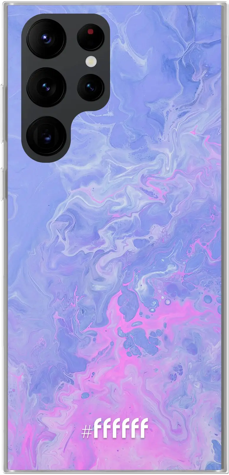 Purple and Pink Water Galaxy S22 Ultra