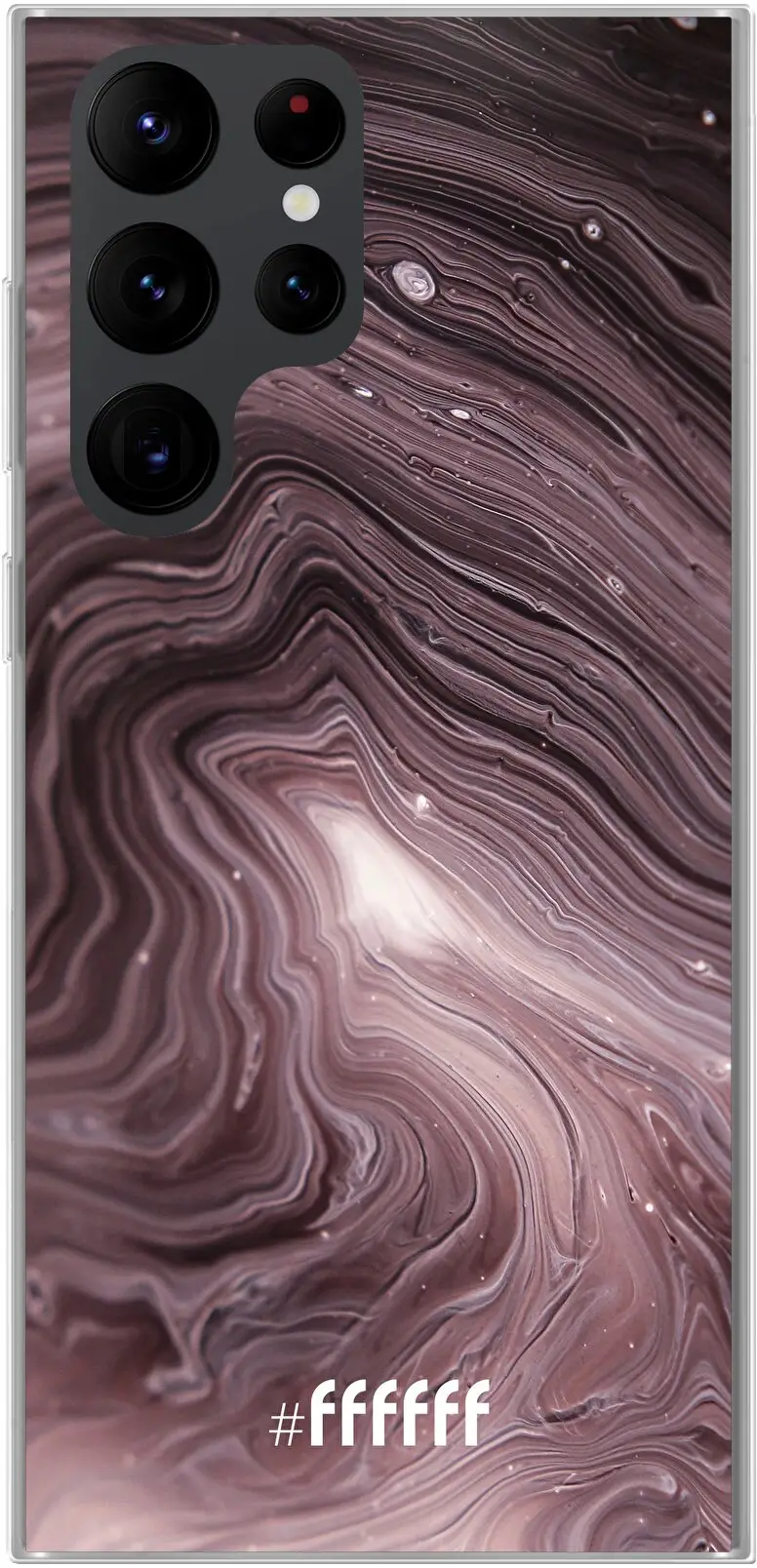 Purple Marble Galaxy S22 Ultra