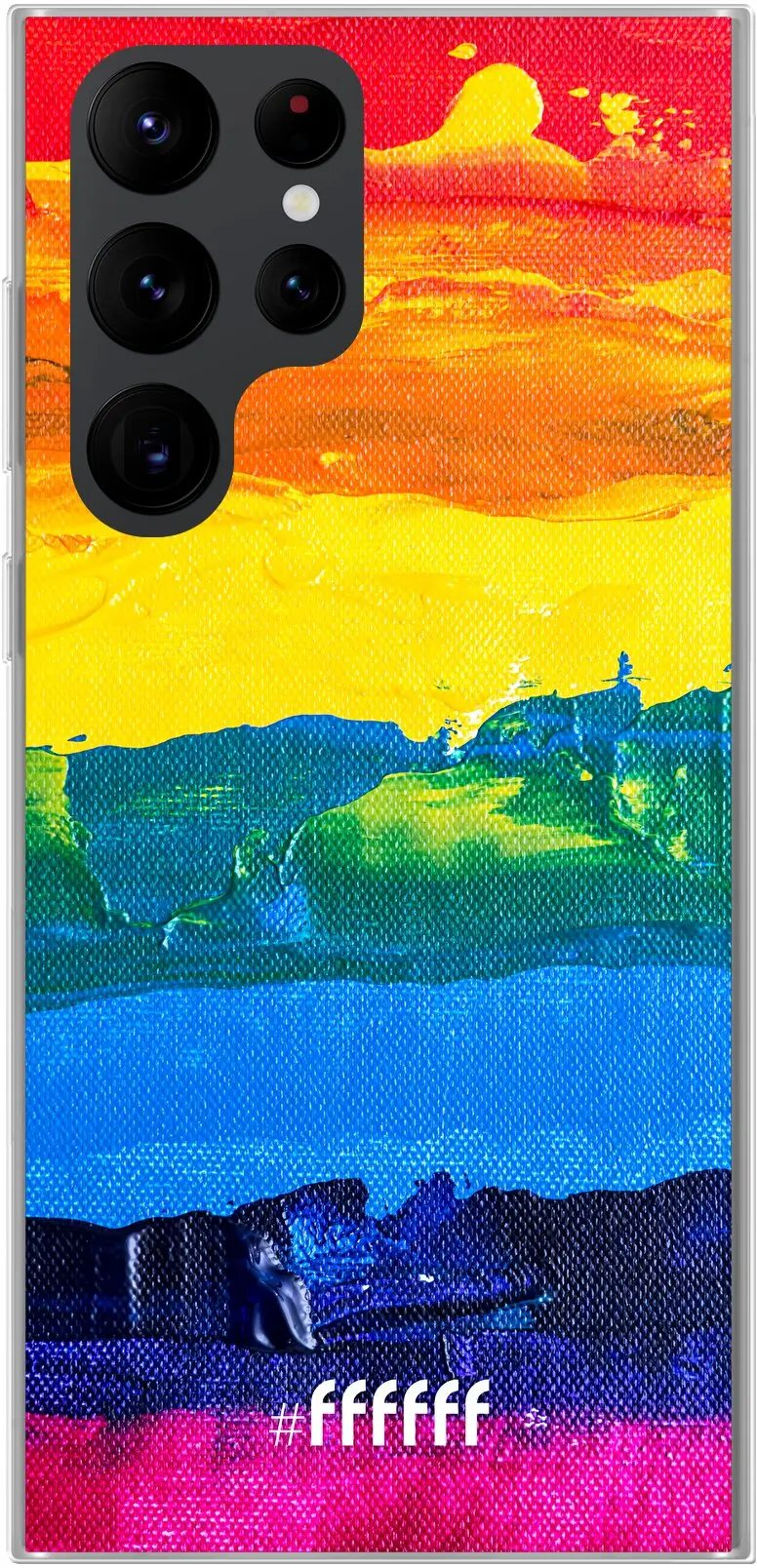 Rainbow Canvas Galaxy S22 Ultra