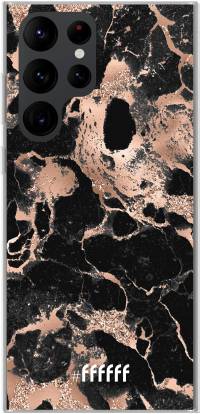 Rose Gold Marble Galaxy S22 Ultra