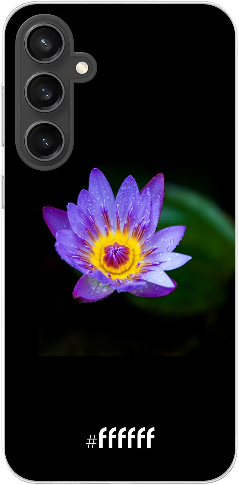 Purple Flower in the Dark Galaxy S23 FE