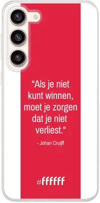 AFC Ajax Quote Johan Cruijff Galaxy S23 Plus