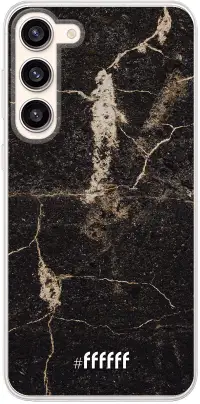 Dark Golden Marble Galaxy S23 Plus