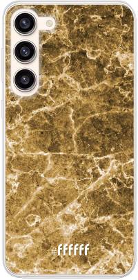 Gold Marble Galaxy S23 Plus