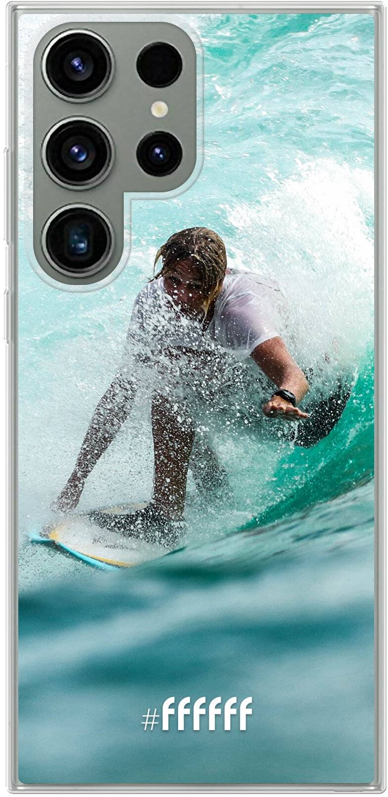 Boy Surfing Galaxy S23 Ultra