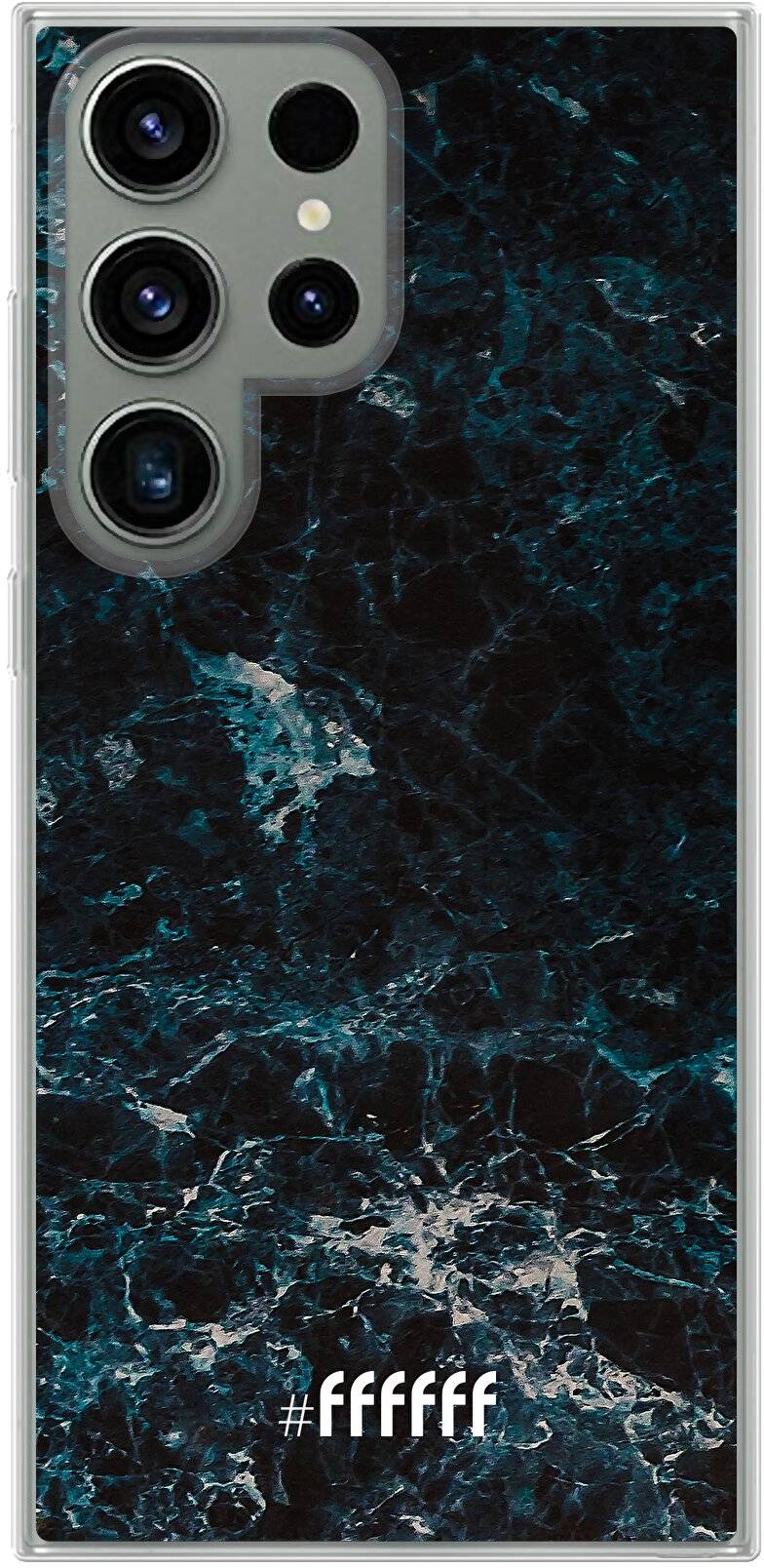 Dark Blue Marble Galaxy S23 Ultra