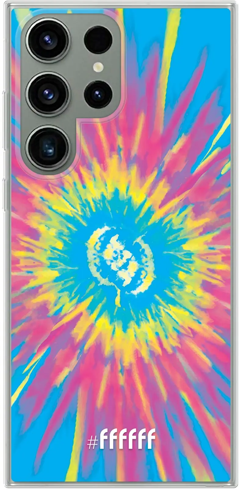 Flower Tie Dye Galaxy S23 Ultra