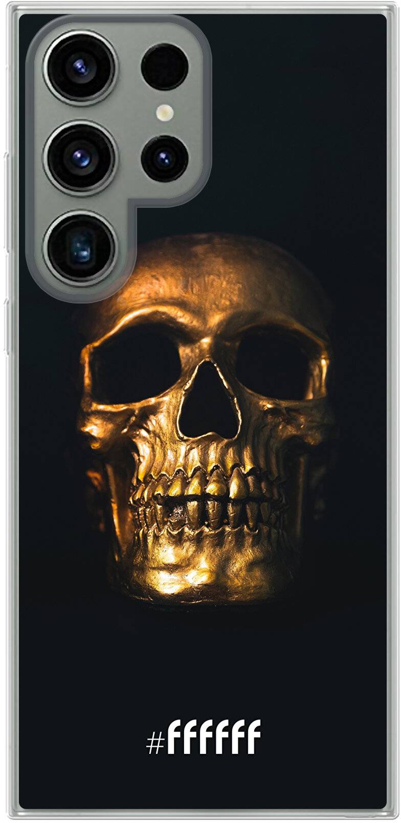 Gold Skull Galaxy S23 Ultra