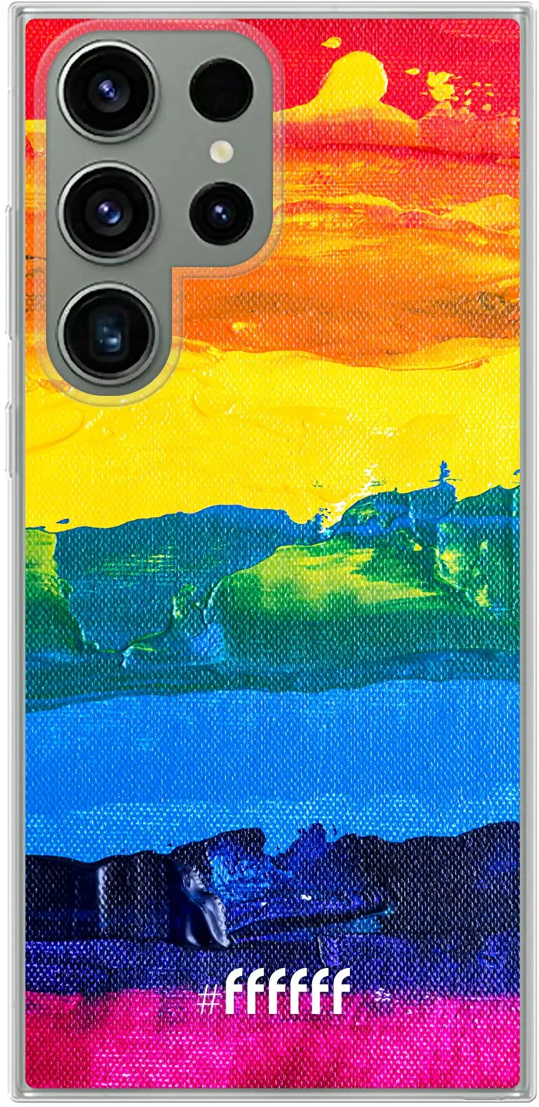 Rainbow Canvas Galaxy S23 Ultra