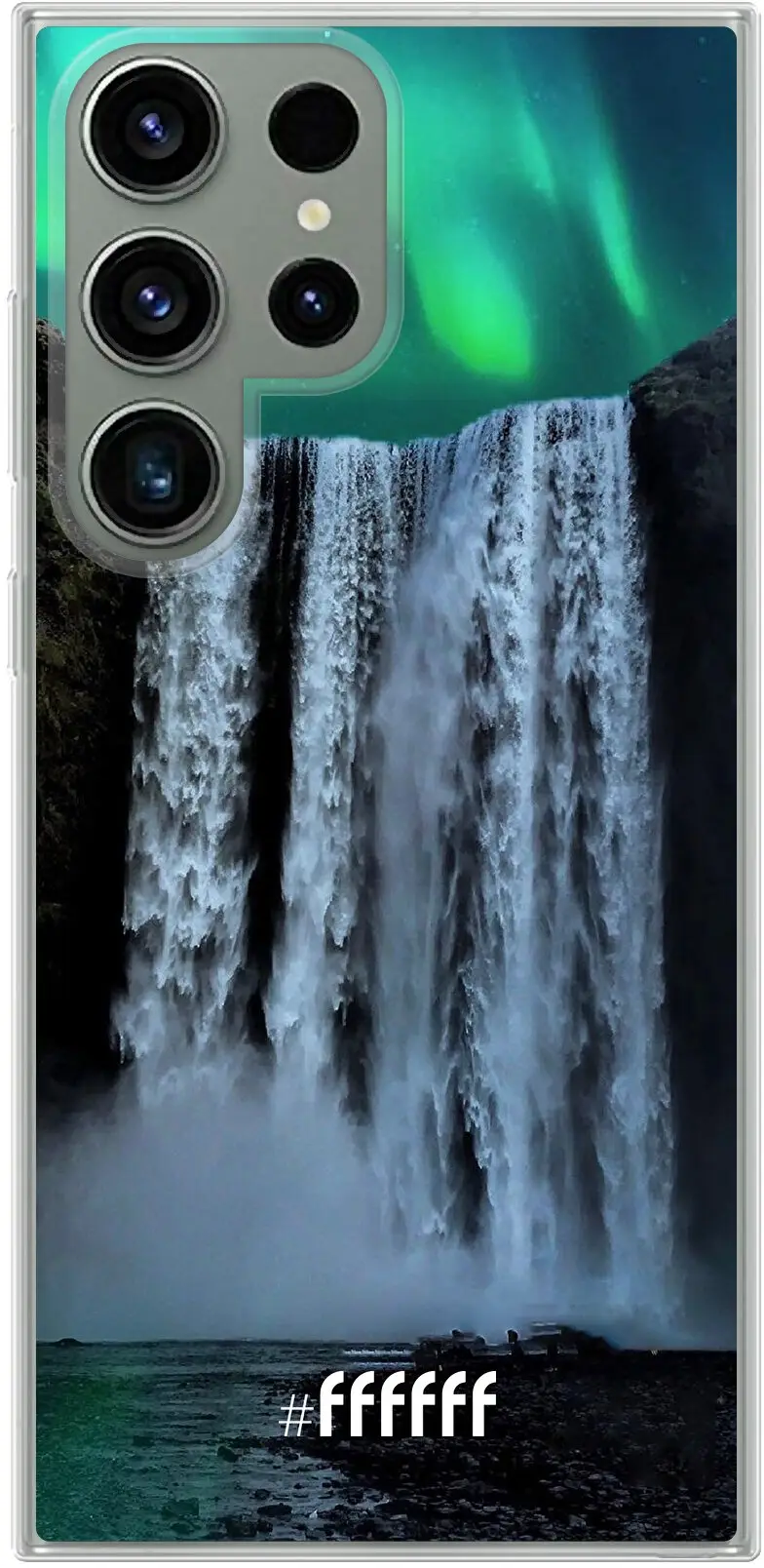 Waterfall Polar Lights Galaxy S23 Ultra