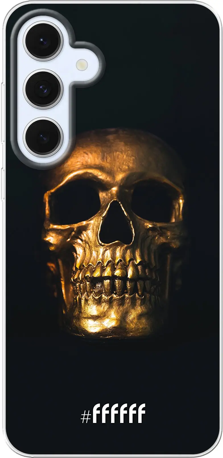 Gold Skull Galaxy S24 FE