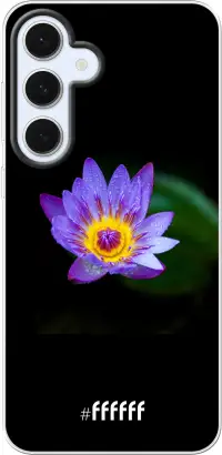 Purple Flower in the Dark Galaxy S24 FE