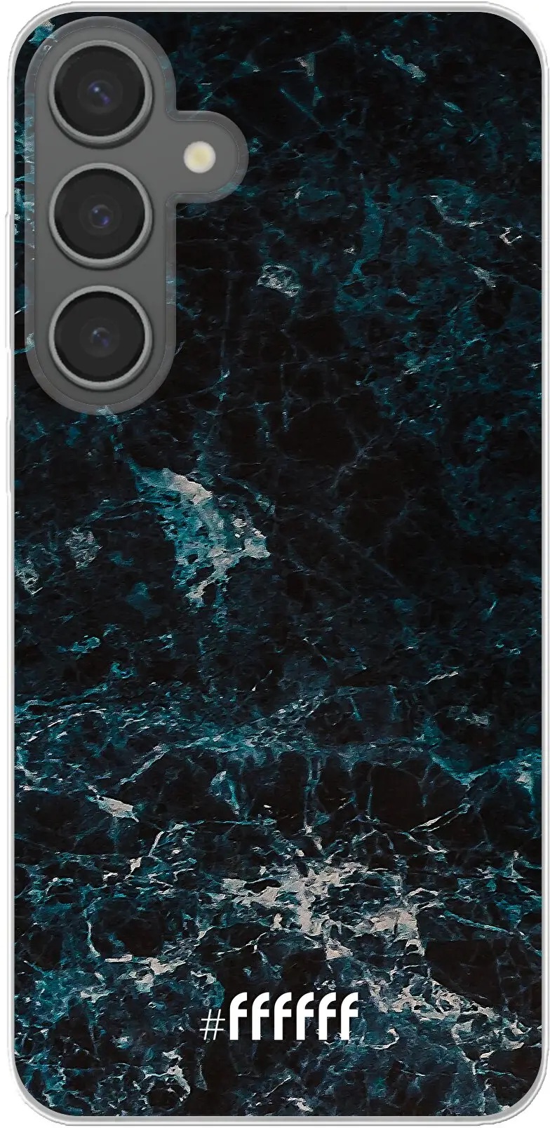 Dark Blue Marble Galaxy S24 Plus