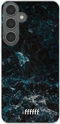 Dark Blue Marble Galaxy S24 Plus