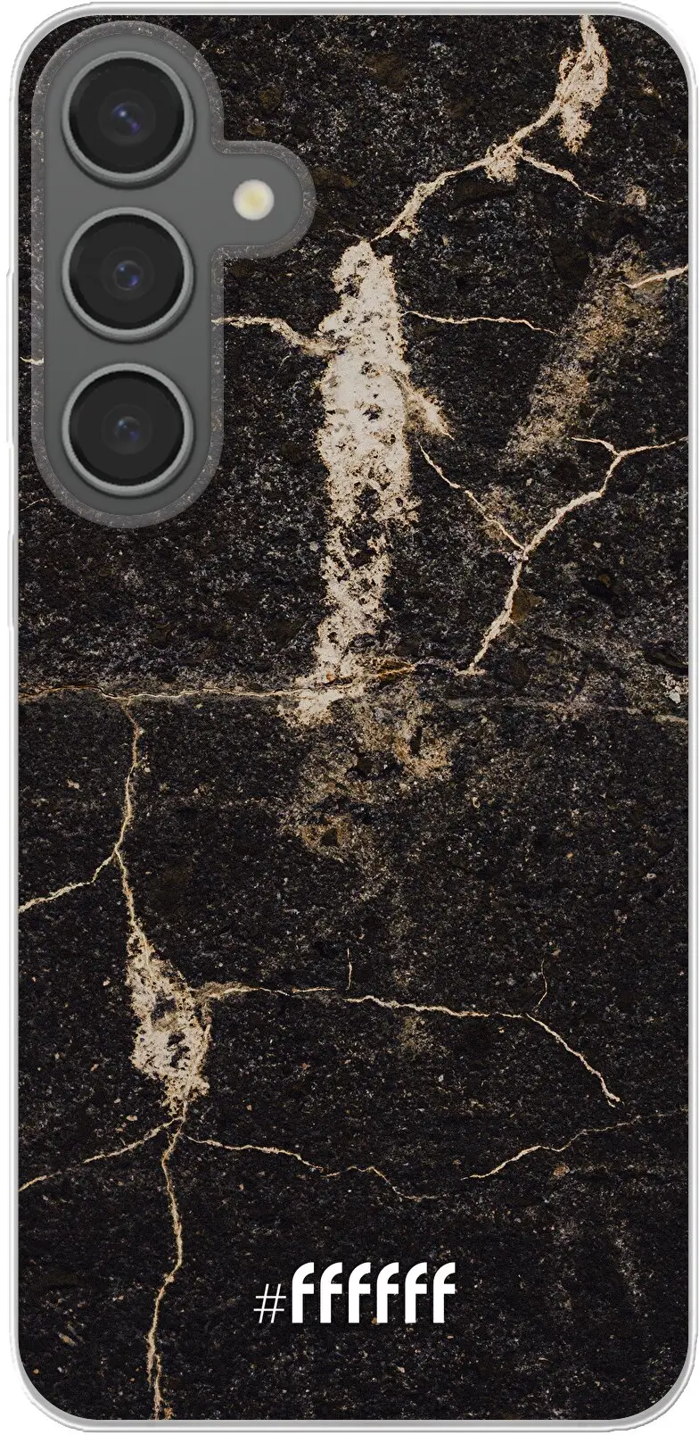 Dark Golden Marble Galaxy S24 Plus