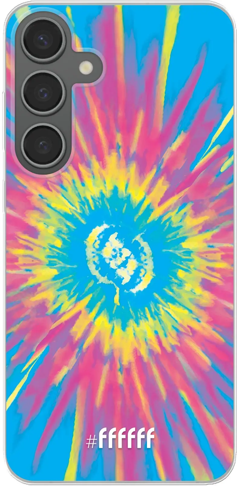 Flower Tie Dye Galaxy S24 Plus