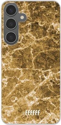 Gold Marble Galaxy S24 Plus