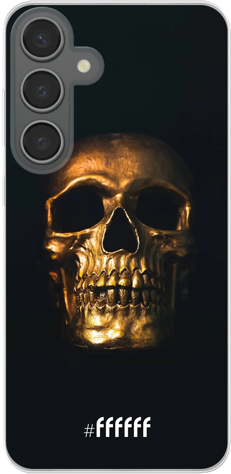 Gold Skull Galaxy S24 Plus