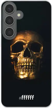 Gold Skull Galaxy S24 Plus