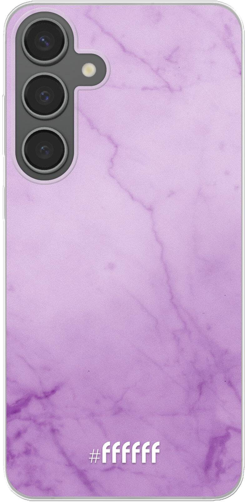 Lilac Marble Galaxy S24 Plus