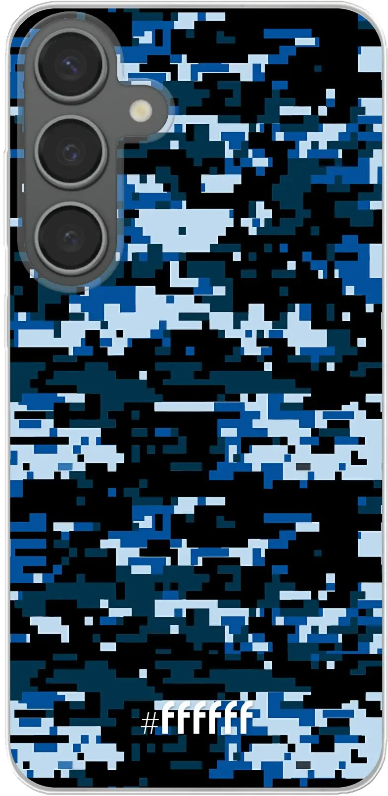 Navy Camouflage Galaxy S24 Plus