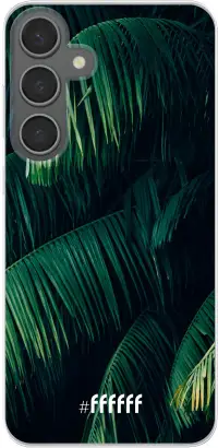 Palm Leaves Dark Galaxy S24 Plus