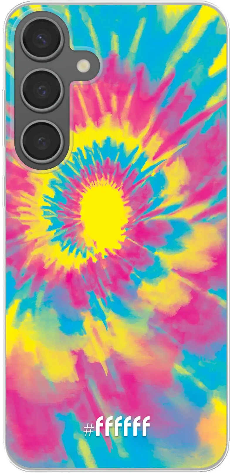 Psychedelic Tie Dye Galaxy S24 Plus