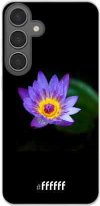 Purple Flower in the Dark Galaxy S24 Plus