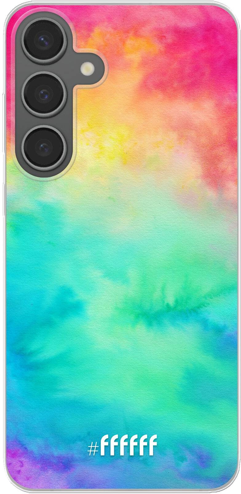 Rainbow Tie Dye Galaxy S24 Plus