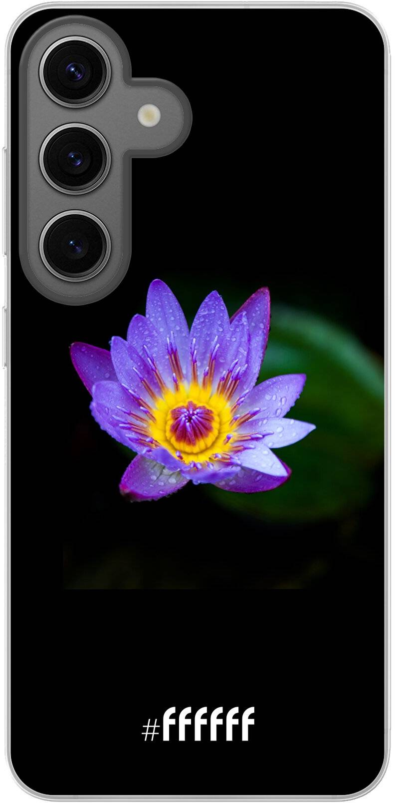 Purple Flower in the Dark Galaxy S24