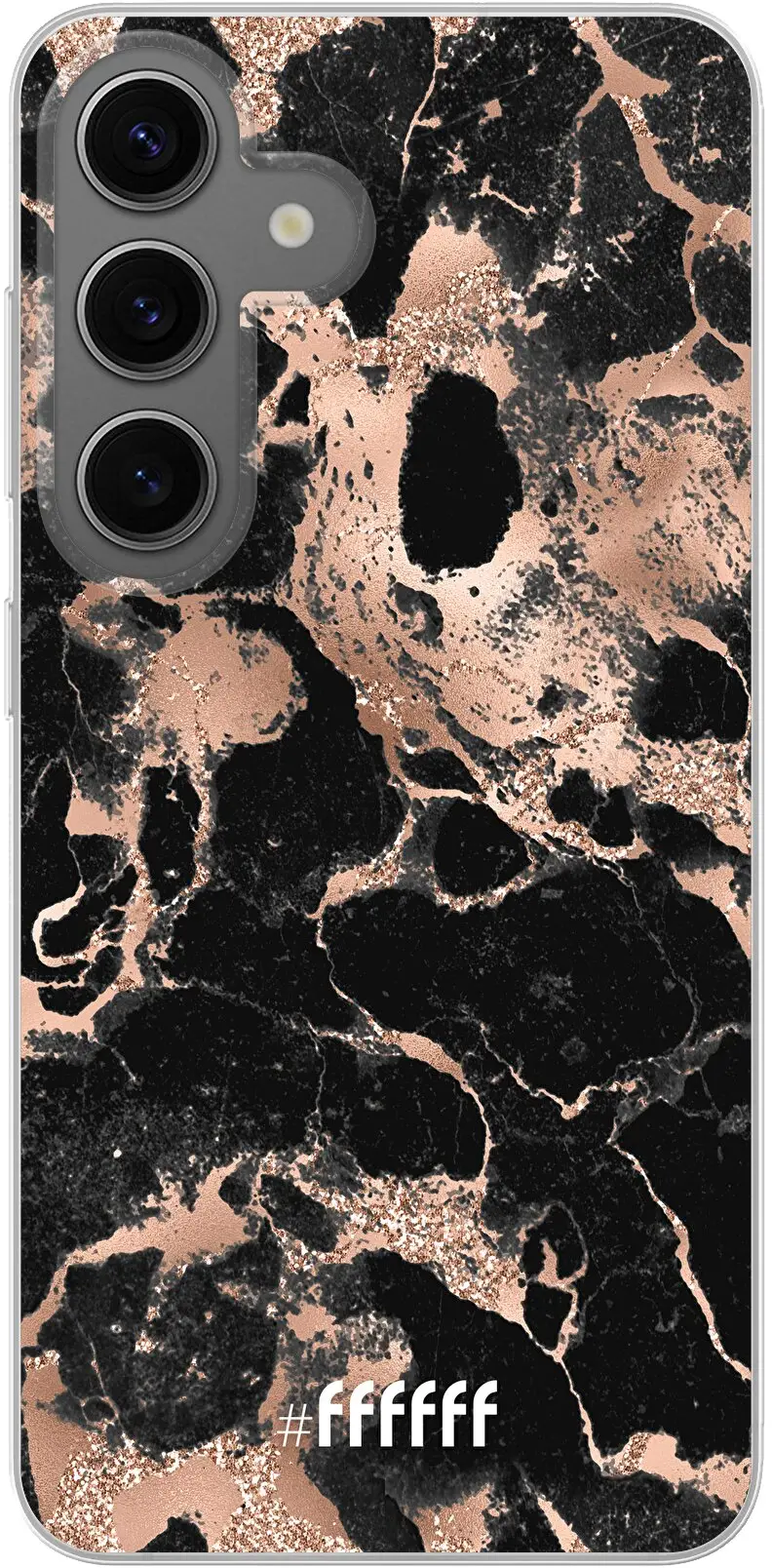 Rose Gold Marble Galaxy S24